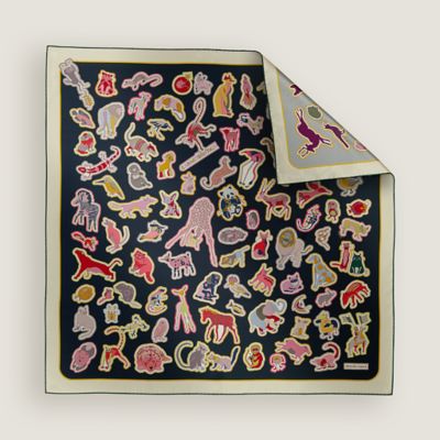 HERMES スカーフ Caracteristick double face scarf 90 両面 Caracteristick double face scarf 90 | Hermès Canada